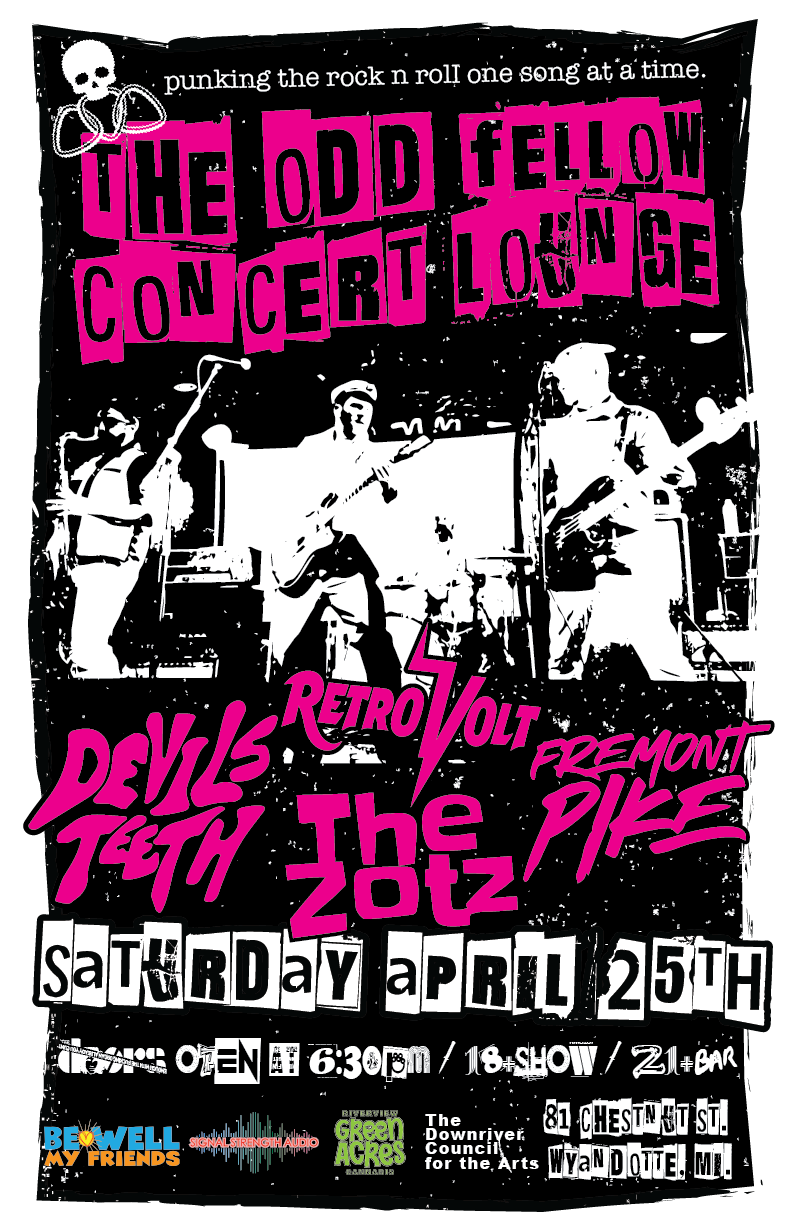 ODD FELLOW CONCERT LOUNGE - 4/25/26 — Downriver Council for the Arts